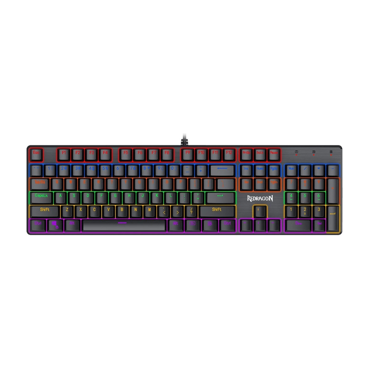 كيبورد ريدراجون K608 Valheim ميكانيكال جيمنج – Blue Switch
