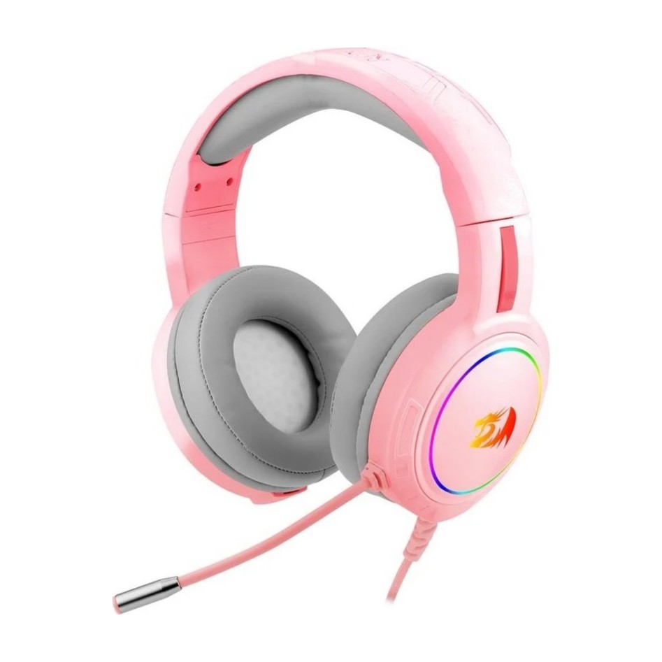 سماعة ريدراجون H270 Mento جيمنج RGB – بينك